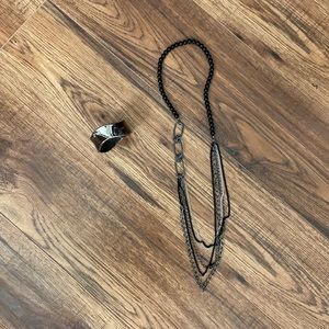 Necklace and bracelet combo